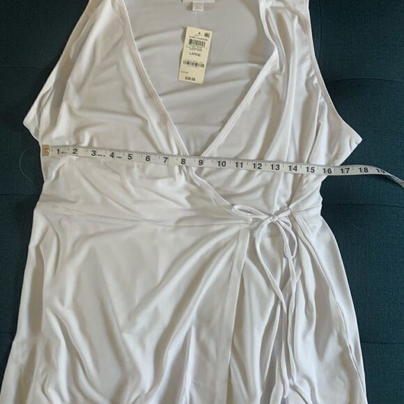 🎄Charter Club Cotton V-Neck Wrap Top - Picture 6 of 7